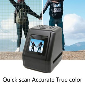 Image, Multiple Film Size Options, Fast Scanning - Convert 135 126 110 8mm Slides to 22MP JPG Digital Photos with 2in Screen Slide Scanner Digital Photo Negative Scanner