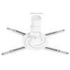 Amer Universal Projector Extension Arms (Mount Points up to 15.7"