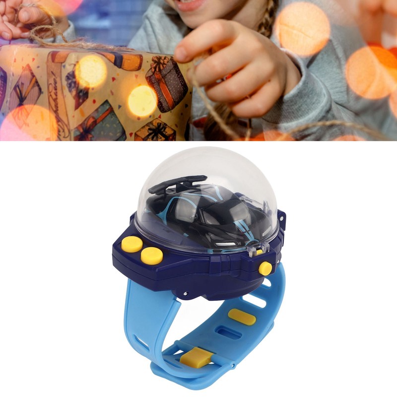 Mini RC Car Watch Alloy Electronic Car Watch Toy with