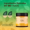 🧄💊 Vitamina B6 + Ajo | 60 Cáps | VitalBotanics