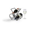 Spectrum Diversified Bordeaux, 3 Holder Countertop Storage, Sturdy Steel Wire