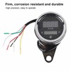 Motorcycle Digital Tachometer Tacho Speedometer Gauge 2 Airguide Cylinder Modified