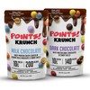 POINTS! KRUNCH Milk + Dark Chocolate High Protein Snack, 10g