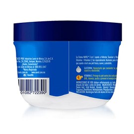 Nuvel Crema 3 en 1 Humectación Total para Cara, Cuerpo y Manos 230g | Con Vitamina E, Glicerina y Aceite de Arándano | Hidratación Multiproposito | Pa
