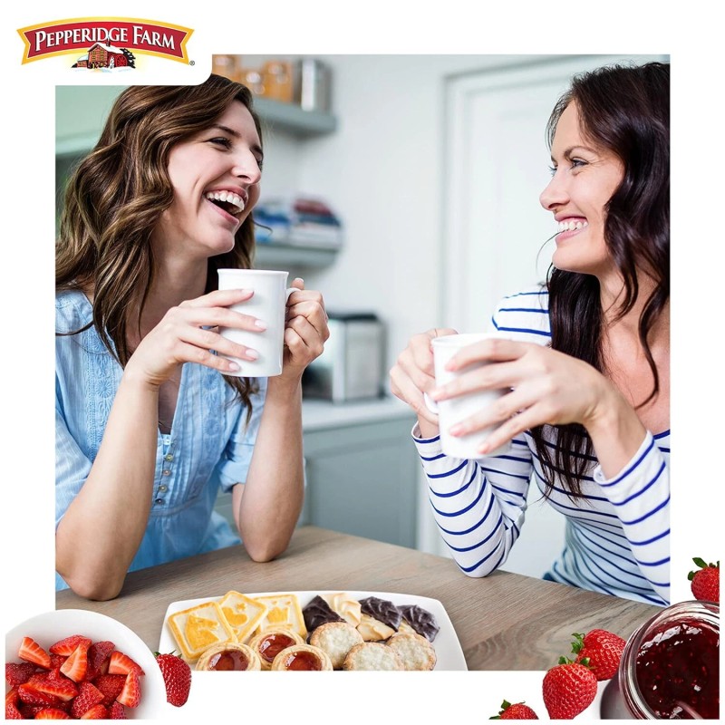Verona Pepperidge Farm Verona Strawberry Thumbprint Cookies, 6.75 OZ Bag