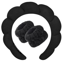 Zkptops Diadema Para Spa y Lavado Facial - Esponja de Cuidado de la Piel, Suave y Antideslizante - Aro Para El Cabello de Moda Para Mujeres y Niñas - Regalo Para El Día de la Madre