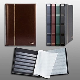 Prophila 32 Black Pages A5 Prophila Stamp Pocket Book Brown Cover
