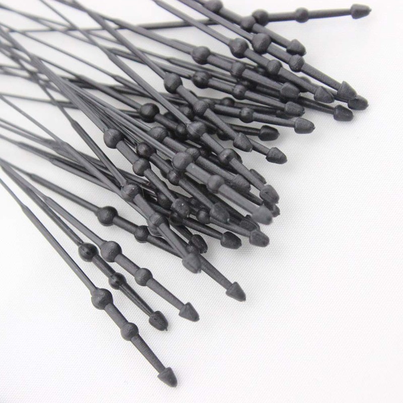 Yesallwas Tag Fasteners Loop Lock Black 1000pcs 5" Snap Lock