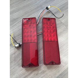 KK 1967-1972 Chevy GMC Truck LED Tail Lights Assembly Pair