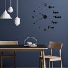 Acrylic Wall Clock DIY Mirror Stickers Modern Wall Art Decal