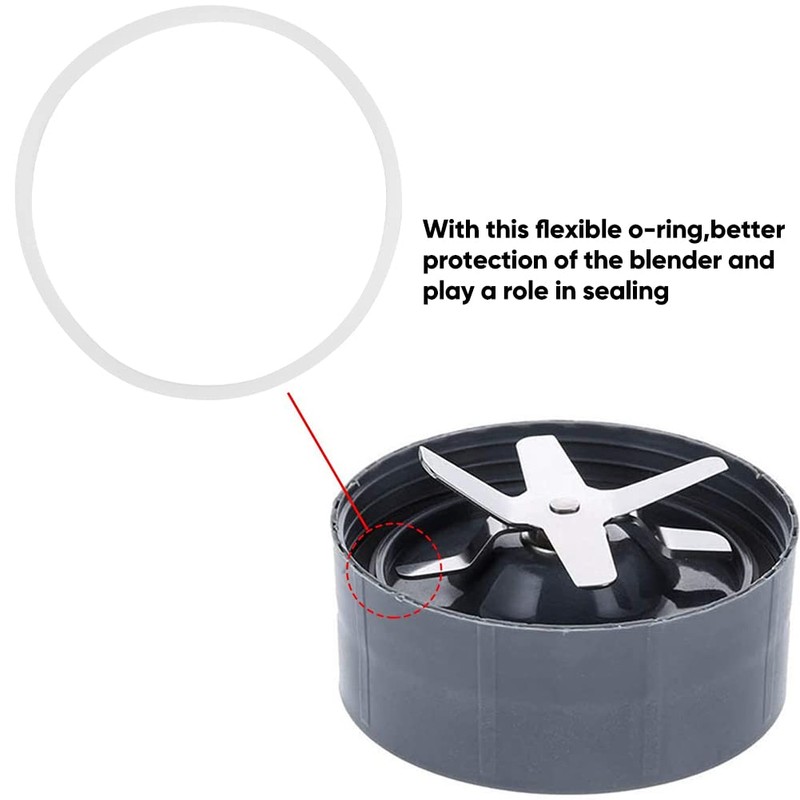 Replacement Rubber Gasket, O Ring Lid Gaskets Blender Gasket Gray