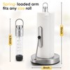 Paper Towel Holder with Spray Bottle for Kitchen Decor and