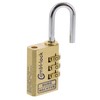 Burg-WächterCombi 80 30 M SBコンビネーション南京錠、真鍮