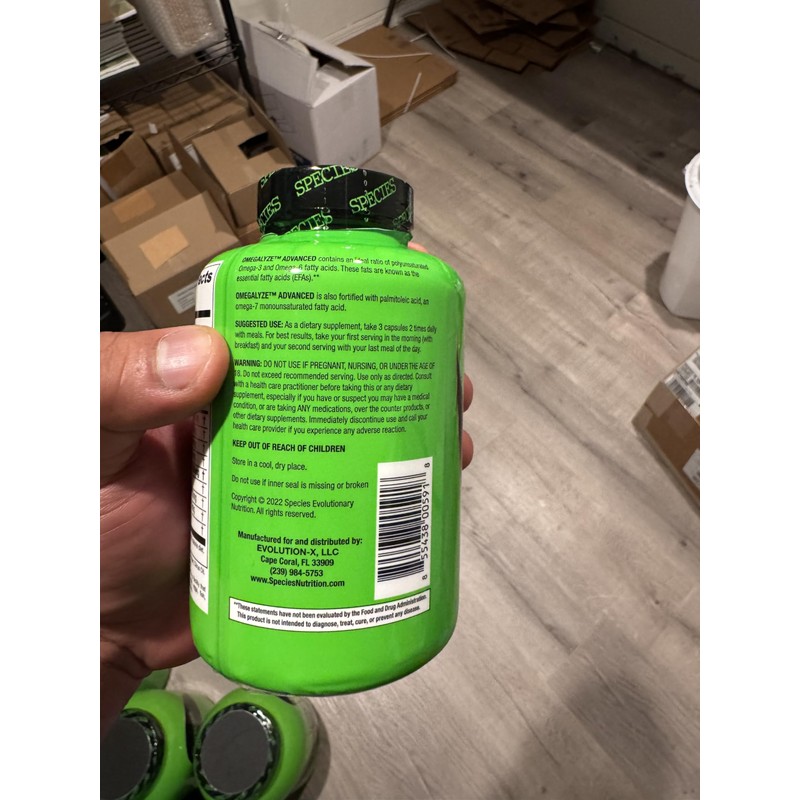 Species Nutrition Omegalyze Support Supplements, Essential Fatty Acid Formula, Supplement