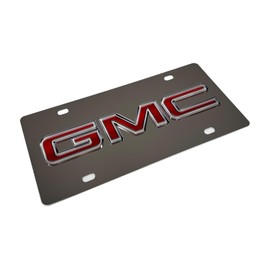 Eurosport Daytona- Compatible with -, GMC Badge -Stainless Steel License Plate