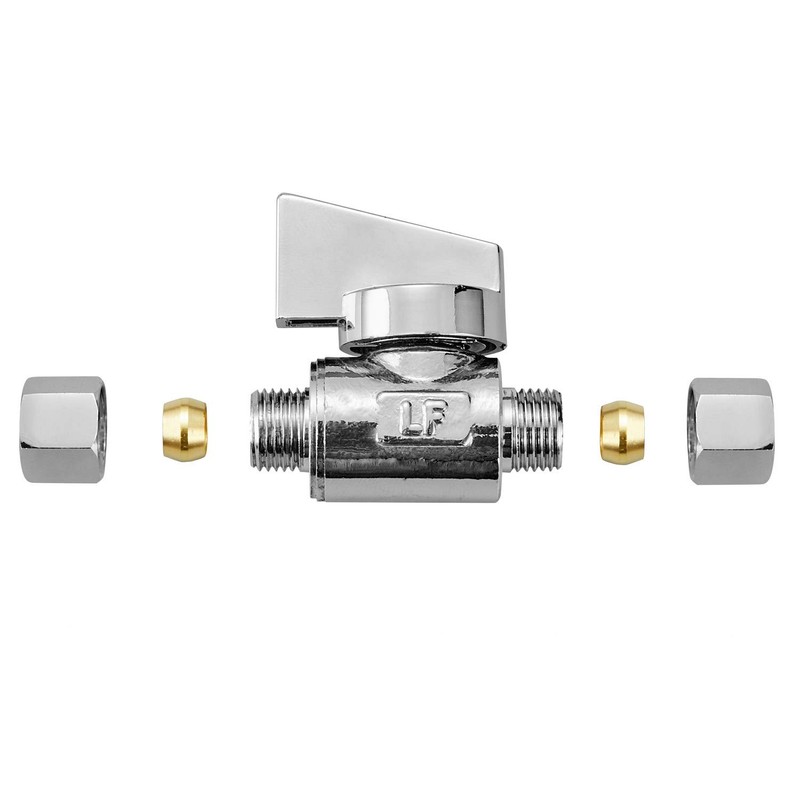 Minimprover 2 Pack Premium Brass 1/4" Compression x 1/4" Compression