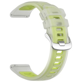 20MM Watch Band Compatible with Garmin Forerunner 570 42MM/ Vivoactive 3/5/ Venu SQ/SQ 2, Silicone Replacement Bands