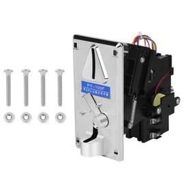 YUMILI Game Coin Acceptor, CPU Coin Selector, Multi Coin Acceptor for Arcade Games, 20-30mm Coin Sorter with Anti-Interference Design (124x124x64mm)