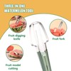 NEWHE 3 in 1 Watermelon Fork Cutter, Watermelon Slicer, Cutting