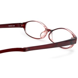 デューク 老眼鏡 首掛け +2.5 度数 ネオクラシック ネックハグ ソフトケース付き レッド GLR-22-7+2.50