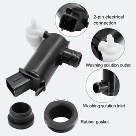 98510A9000 Washer Motor Pump Fit for Kia Sedona 2015-2021 for Sorento 2016-2020 Replace 98510-A9000