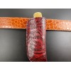 Buck Knives DRAGONBACKBONE FLORAL TOOLED leather BUCK 110 knife sheath