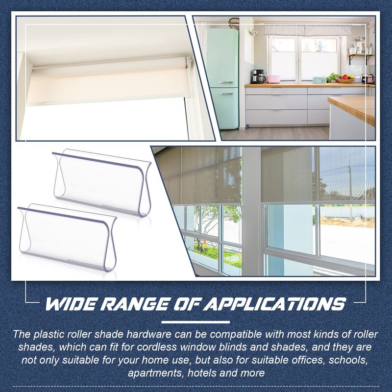 4 Pieces Window Shade for Roller Pull Down Roller Shades