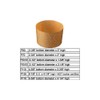 Novacart Novacart Panettone Mold - P155, 12 Pieces