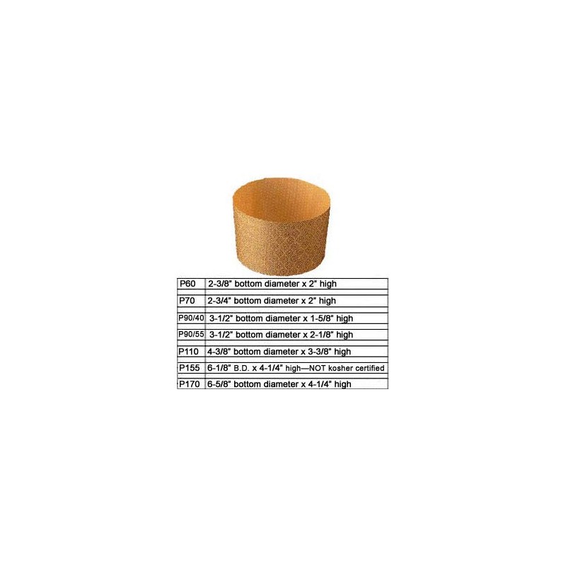 Novacart Novacart Panettone Mold - P155, 12 Pieces