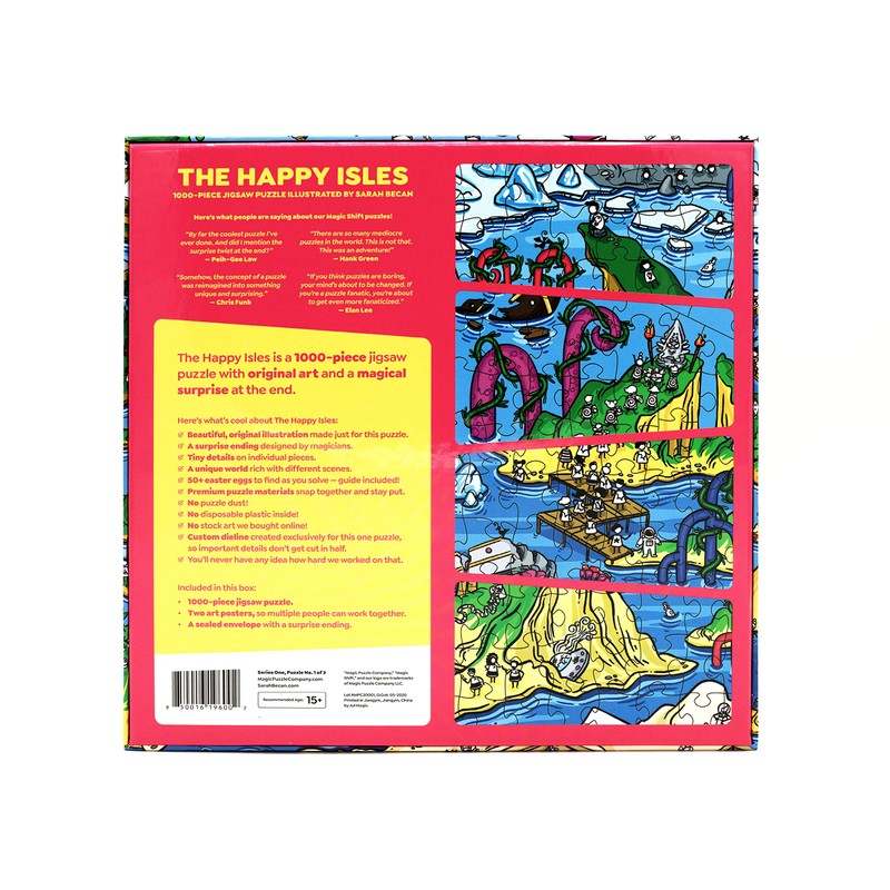 The Happy Isles • 1000-Piece Jigsaw Puzzle from The Magic