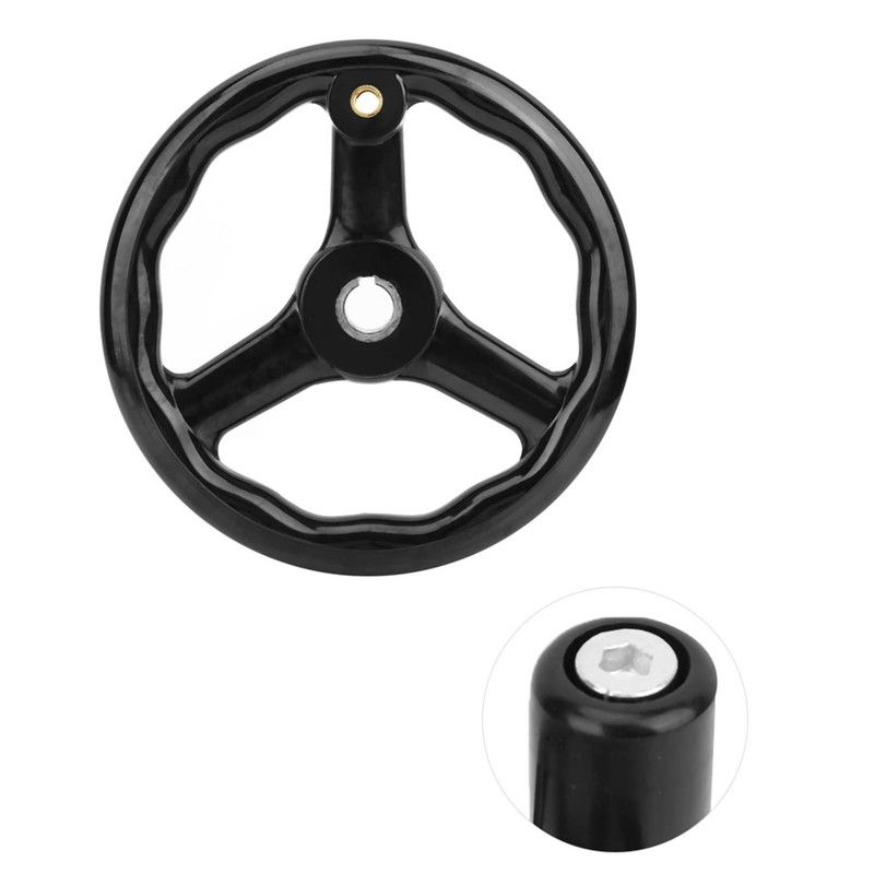 Chazcool Hand Wheel 200x18mm, Handle Lathe Milling Machine Tool, 3