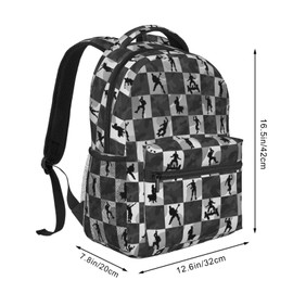 Xyiafc Gaming Themed Backpack for Boys - Ideal for Students Ages 6-18, School and Travel Use - Kids and Teens Video Game Bookbag-17 Durable and Stylish School Bag