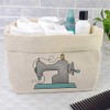 Large 'Sewing Machine' Canvas Organiser/Storage Bag (OR00009780)