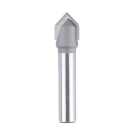 SpeTool Chamfer Cutter 8 mm Shank 90 Degree Engraving Cutter V Groove Cutter CNC Milling Cutter End Mill 12 mm Cutting Diameter Solid Carbide 2 Flutes Engraving Cutter Wood Cutter for Router for Wire