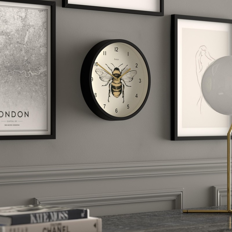 JONES CLOCKS® Bee Wall Clock - Bee Home Accessories -