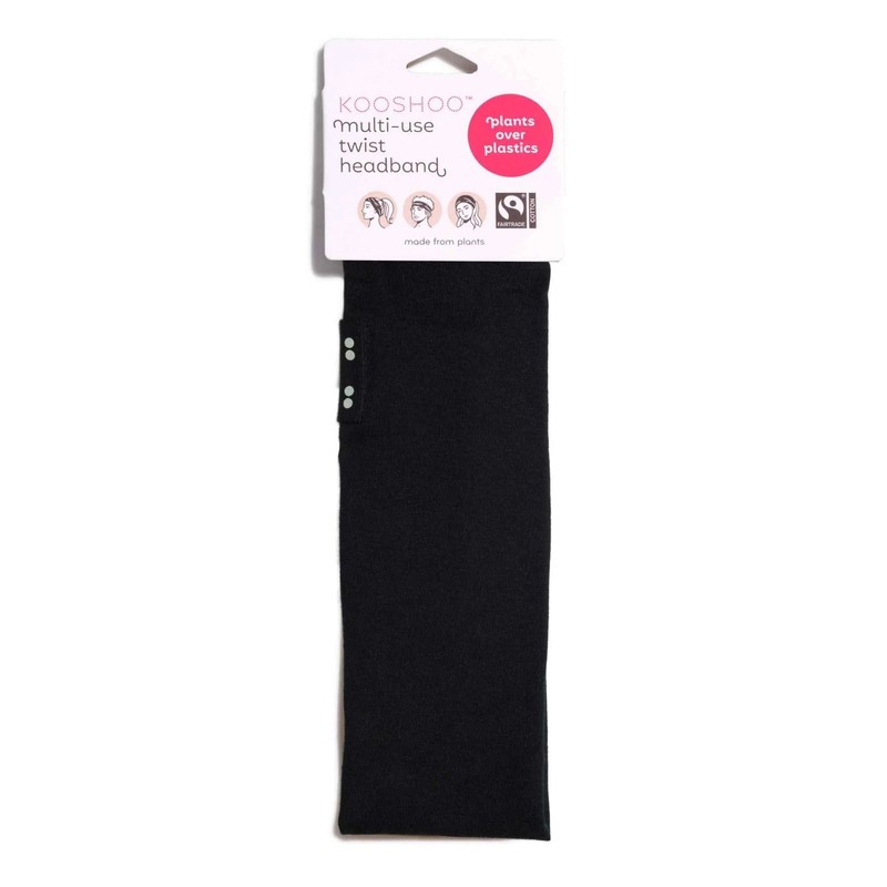 Kooshoo Organic Twist Headband, Pink Mist