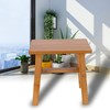 Multipurpose Small Bamboo Stool Foot Rest Stool Shower Low Bench