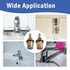 2 Pcs Brass Tap Valves,Universal Durable Tap Cartridge Replacement,Solid Brass