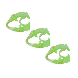 Green Teeth Fangs - Perfect for Costumes, Funny Dress-Up, and Party Favors - 3-Pack of Teeth Glow in The Dark