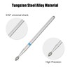 VOCOSTE 7pcs Emery Nail Drill Bit Set for Acrylic Nail
