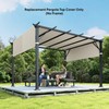 Outsunny 2 PCS 4 x 16ft Pergola Canopy Replacement, UV