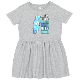 inktastic Funny Polar Bear Outfit Toddler Dress 4T Heather Grey 3d0b5