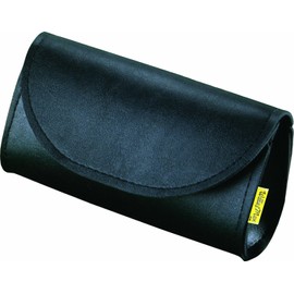 Dowco Willie & Max 58611-00 Synthetic Leather Motorcycle Windshield Bag/Handlebar Pouch: Black, Universal Fit