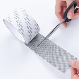 DIY Cut-to-Fit Screen Repair Tape Sticker - Fine Mesh for Window/Door Screens Screen White 8ea