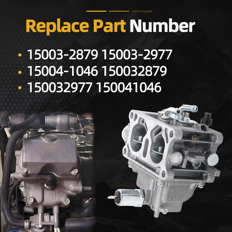 JAVOUKA Carburetor Carb with Gaskets kit, for Kawasaki FD750D Engine,