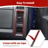 RT-TCZ for RAM Dash Air AC Vents Trim Cover Frame
