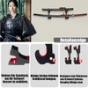 SEEMINESALE Katana Wall Mount - Classic Wooden Sword Holder with