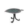 Achla Designs 201-4005 Aspen Leaf Tripod Stand Birdbath, Antique Brass