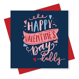 Valentine's Day Card For Daddy From Son/Daughter - Happy Valentine's Day Daddy From Baby