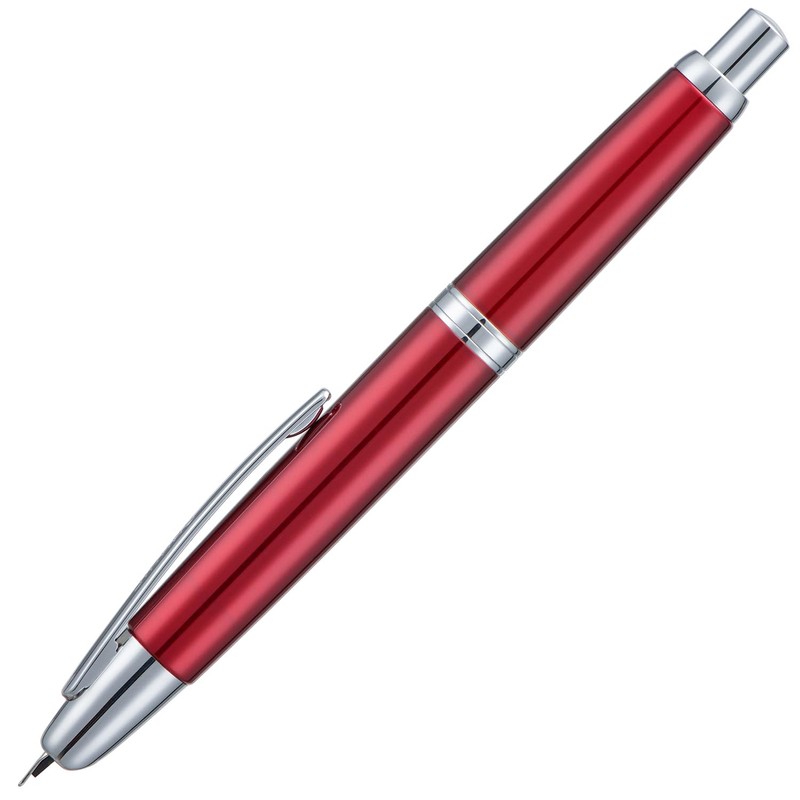 Jinhao 10 Press Fountain Pen with Box, Rose Red Retractable